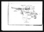 Photocopies (2) - diagram of the Hotchkiss gun used by D.E.M.S. gunners - defensively equipped merchant ships; 1904 Photocopies (2) - diagram of the Hotchkiss gun used by D.E.M.S. gunners - defensively equipped merchant ships; 1904