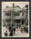 Official copyrighted war photograph- 25th June 1940- view of a wrecked house in which three people were killed; 56472 Official copyrighted war photograph- 25th June 1940- view of a wrecked house in which three people were killed; 56472