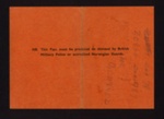 Movement pass - Spr F.R. Newbould R.E. - for Norway - issued 17/05/1945 by 1st Airborne Division; 17/05/1945; 5248 Movement pass - Spr F.R. Newbould R.E. - for Norway - issued 17/05/1945 by 1st Airborne Division; 17/05/1945; 5248