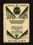 Packet (empty) - "Glista" super yarn for invisible mending; 6035