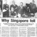 Photocopy - the strait times 15/02/1992 - articles re; the fall of Singapore; 15/02/1992; 9781 Photocopy - the strait times 15/02/1992 - articles re; the fall of Singapore; 15/02/1992; 9781