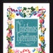 Christmas card - national savings stamps Christmas gift - floral border; 13166 Christmas card - national savings stamps Christmas gift - floral border; 13166