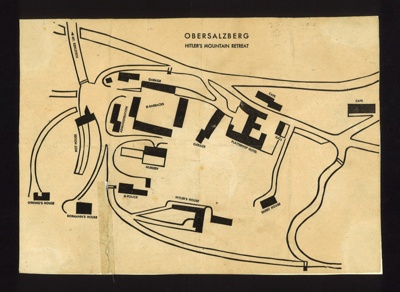 Plan - "Obersalzberg" - Hitler's mountain retreat; 9622 Plan - "Obersalzberg" - Hitler's mountain retreat; 9622