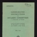 Booklet - "Consolidated instructions to invasion commitTees in England and Wales" - H.M.S.O. - July 1942; 1/07/1942; 5641 Booklet - "Consolidated instructions to invasion commitTees in England and Wales" - H.M.S.O. - July 1942; 1/07/1942; 5641