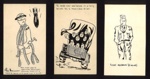 Hand drawn cartoon postcards (5) - R.A.F. subjects; 2063