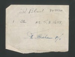 Temporary pass - permission to carry a sten gun no: F.N. 1638 - Cpl Bland 980130 R.A.F.; 2048 Temporary pass - permission to carry a sten gun no: F.N. 1638 - Cpl Bland 980130 R.A.F.; 2048