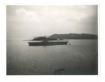 Photograph - unidentified British aircraft Carrier; 35726 Photograph - unidentified British aircraft Carrier; 35726
