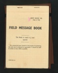 Field Message Book - Army Book 153 - with hand written notes ; 80503 Field Message Book - Army Book 153 - with hand written notes ; 80503