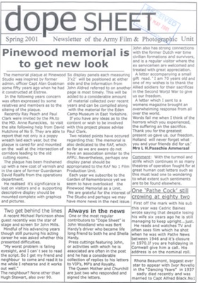 Copy of "Dope Sheet" - Newsletter of the Army Film & Photography Unit - \spring 2001; 38078