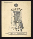 Government evacuation welcome card - Mrs A. Abrahams; 2237