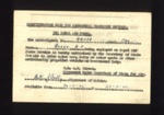 R.A.F. identification card for mechanical transport drivers - Cpl A.J. Boddy 24/11/1942; 24/11/1942; 5463