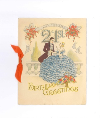 Set of 12 greetings cards - dating from Early 1950s - Birthday, Wedding, Christening etc - (copies in prefab); 35895 Set of 12 greetings cards - dating from Early 1950s - Birthday, Wedding, Christening etc - (copies in prefab); 35895