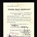 Navy form s460a - interim trade certificate - E. Butterworth lt/JX 532760 - 16/08/1946 - "H.M.S. Pembroke"; 16/08/1946; 9638