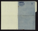 Army form W3077 - air mail letter (blank); 5239