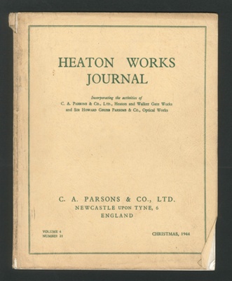 Magazine - "Heaton works journal" - vol. 4 no: 21 - Christmas 1944; 25/12/1944; 35950