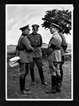 Photograph - Adolf Hitler with three senior German officers; 5114
