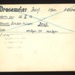 German P.O.W. record card - Josef Maly - Rumanian - dob 28/12/1909; 1949