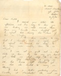 Handwritten letter from E. L. Sturgess to his sister Kath from HMS Barham - Dated 21/8/40; 83658 Handwritten letter from E. L. Sturgess to his sister Kath from HMS Barham - Dated 21/8/40; 83658
