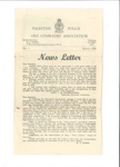 Newsletter - Palestine Police Old Comrades' Association - Issue no: 1 - March 1950; 1/03/1950; 36950