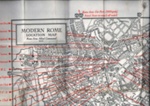 Map - "Modern Rome location map" - 19th field survey Coy Royal Engineers - February 1945; 1/02/1945; 2971