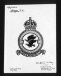 Photograph of plaque - 11 bomber squadron - R.A.F. - May 1937 - approved by King George VI & passed by the College of Arms; 1/05/1937; 2588