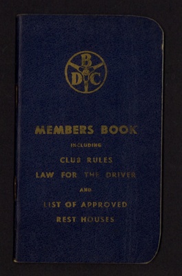 Members book - "Bedford drivers club" - H. Hardwick - Middlesbrough - May 1965; 1/05/1965; 5361