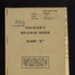 Soldier's release book. Harry Neal. pioneer Corp. Eden Camp guard 1946. C.M.D.T. Major E Holding; 66692