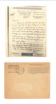 U.S. Army "V-mail" airgraph letter in envelope - postmarked 04/05/1945; 4/05/1945; 37029