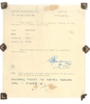 Official army letter - authority to retain captured enemy vehicle - 8 H.P. Volkswagen - 13/04/1945; 13/04/1945; 36905 Official army letter - authority to retain captured enemy vehicle - 8 H.P. Volkswagen - 13/04/1945; 13/04/1945; 36905