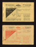'Motor fuel ration book' x2; 78786