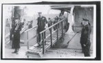 Photograph - King & Queen leaving H.M. trawler "Guardsman"; 33092