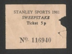 Stanley sports sweepstake ticket ; 79705