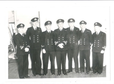 Photograph - officers from "H.M.S. jaseur" - (copy in hut 03); 36347 Photograph - officers from "H.M.S. jaseur" - (copy in hut 03); 36347