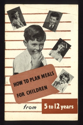 5 Recipe booklets - "How to plan meals for children from; 21109