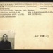 German P.O.W. record card - Ladislaus Schmidt - Rumanian - Dob 17/11/1913; 6648