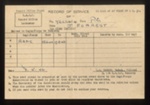Soldier's Release Book - Class A & Record of Service card dated 1946. Belonging to Mr Jack Forrest R.A.O.C; 79924