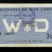 Prisoners of War camp monetary token - value 3d - P.O.W. Camp 83 - Eden Camp - Old Malton - 15/08/1945; 15/08/1945; 5968 Prisoners of War camp monetary token - value 3d - P.O.W. Camp 83 - Eden Camp - Old Malton - 15/08/1945; 15/08/1945; 5968