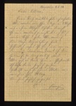 Handwritten letter from Franz Glanz to parents with letter to sister on reverse. dated 09/07/1944 Neuhammer. in German with English translation. Franz Glanz a POW at Eden Camp.; 71527 Handwritten letter from Franz Glanz to parents with letter to sister on reverse. dated 09/07/1944 Neuhammer. in German with English translation. Franz Glanz a POW at Eden Camp.; 71527
