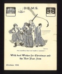 D.E.M.S. Christmas card - "One swallow does not make a summer" - 1944; 25/12/1944; 7650