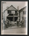 Official copyrighted war photograph- 27th July 1940- a damaged house after bombing raid on Eastern counties; 56547