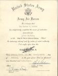 Certificate - awarded to L.A.C. Gordon F. Walker - completed course for pilot training - U.S.A.A.F. - Craig Field - Alabama - 26/02/1943; 26/02/1943; 36865 Certificate - awarded to L.A.C. Gordon F. Walker - completed course for pilot training - U.S.A.A.F. - Craig Field - Alabama - 26/02/1943; 26/02/1943; 36865