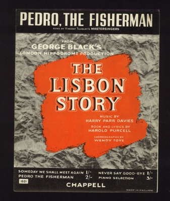 Sheet Music - "Pedro the Fisherman" by Harry Parr Davies & Harold Purcell - 1943; 1/01/1943; 6185 Sheet Music - "Pedro the Fisherman" by Harry Parr Davies & Harold Purcell - 1943; 1/01/1943; 6185