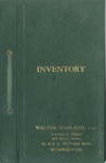 Hard back inventory (green) - furniture for auction removed from "Churchbecks" - Scalby - Scarborough - November 1930; 1/11/1930; 37965