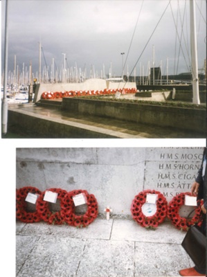 Colour photographs (3) - coastal forces memorial; 36457 Colour photographs (3) - coastal forces memorial; 36457