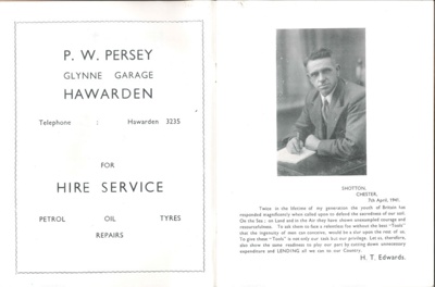 Souvenir programme - "Deeside, Hawarden & District War Weapons Week 1941"; 36328