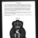 Photocopy - blazer badge - "Army P.O.W. Escape Club" & news article re: Arthur HusCroft; 7575 Photocopy - blazer badge - "Army P.O.W. Escape Club" & news article re: Arthur HusCroft; 7575