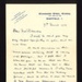 Letters(4) - of sympathy on death of Tom Richardson - 199 Rock Street - Sheffield - 07/03/1938; 7/03/1938; 2408 Letters(4) - of sympathy on death of Tom Richardson - 199 Rock Street - Sheffield - 07/03/1938; 7/03/1938; 2408