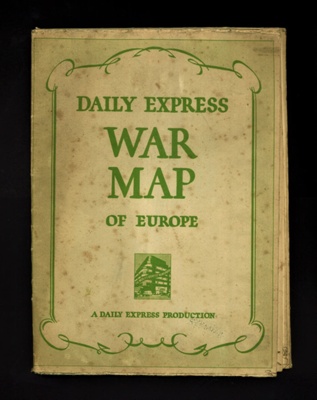 Map - "Daily Express war map of Europe"; 9576