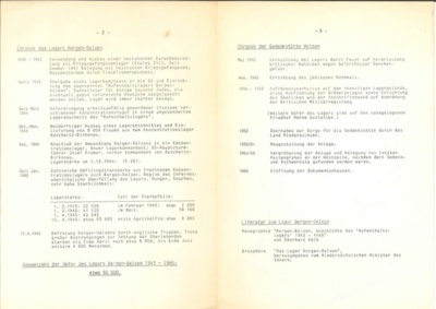 German pamphlets (2) - " Belsen Concentration Camp" & "Verden"; 35617