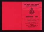 'The Royal Army Medical Corps Association- membership card' issued to a 'Morris S.D.' dated 31.12.1946; 78793 'The Royal Army Medical Corps Association- membership card' issued to a 'Morris S.D.' dated 31.12.1946; 78793